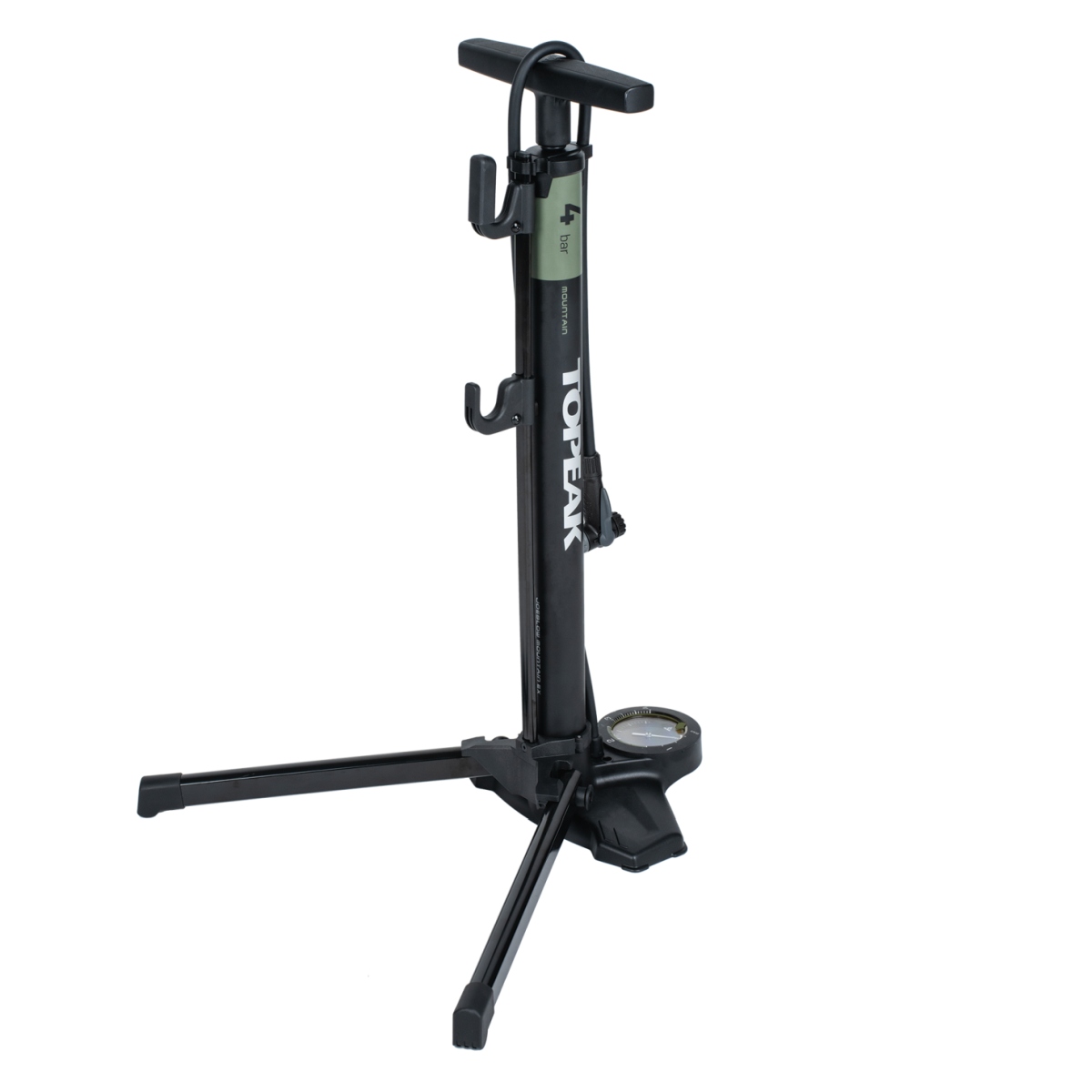 Topeak Transformer Mountain EX Fahrrad Standpumpe mit Ständer schwarz