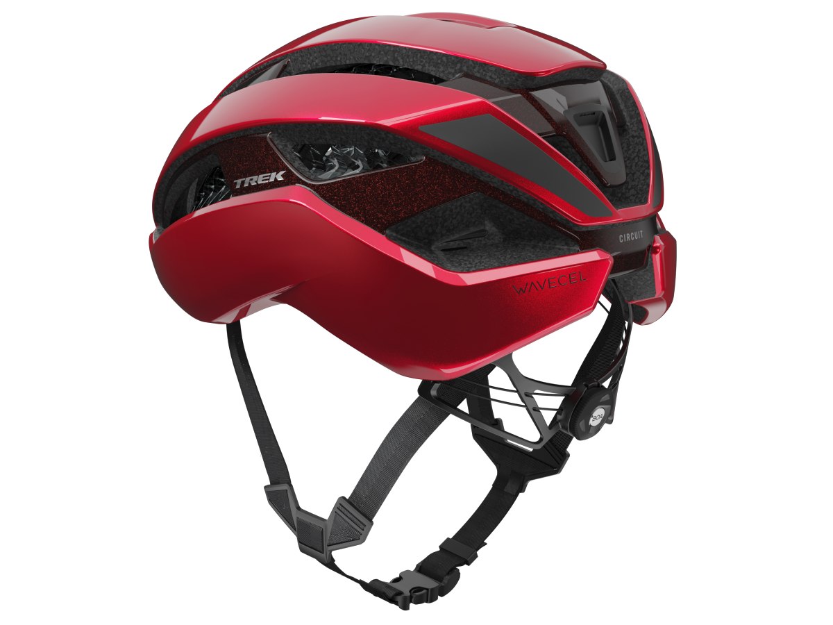Trek Circuit WaveCel Rennrad Fahrradhelm fury rot 2027