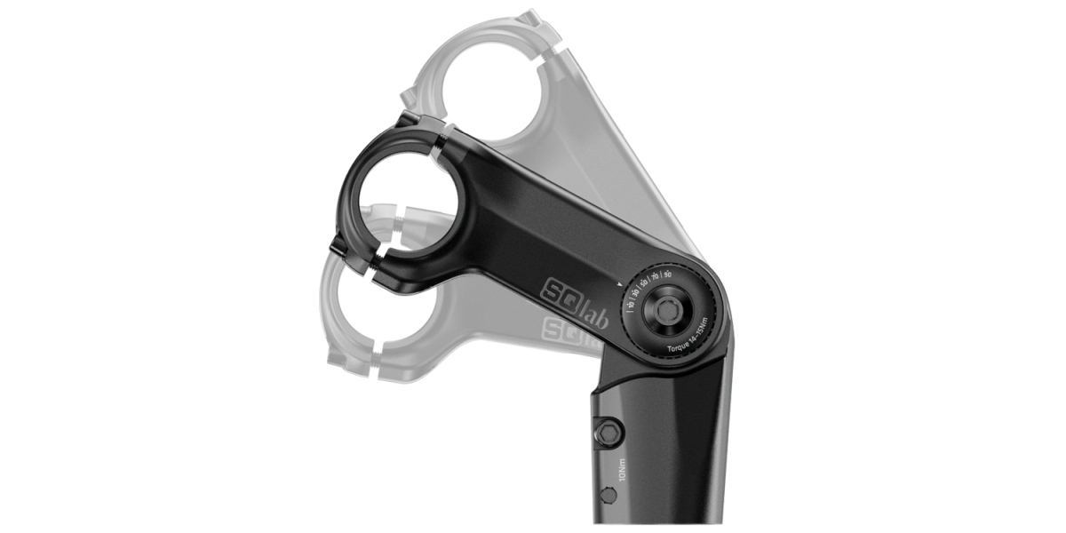 SQlab 821 3.0 verstellbarer City E-Bike Fahrrad Vorbau 31.8mm / 0-90° schwarz