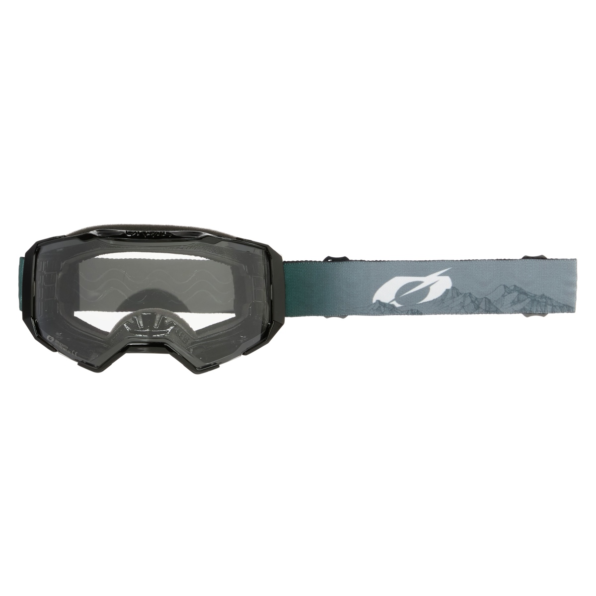O'Neal B22 Covert Goggle MX DH Brille grau/klar Oneal