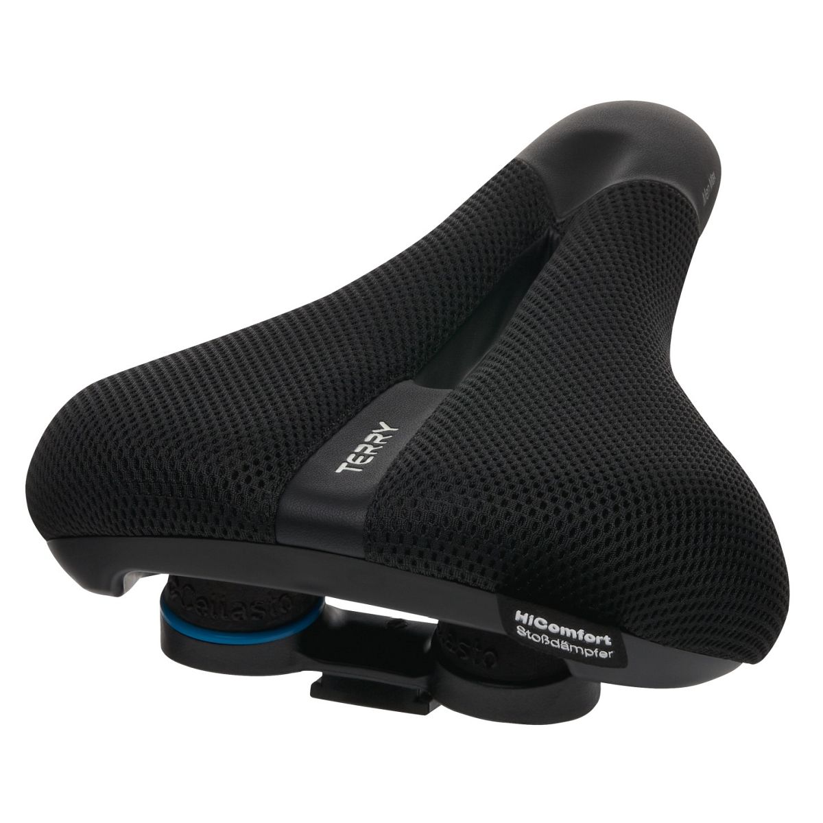 Terry Fisio Climavent Gel Max Comfort Herren Trekking Fahrrad Sattel schwarz