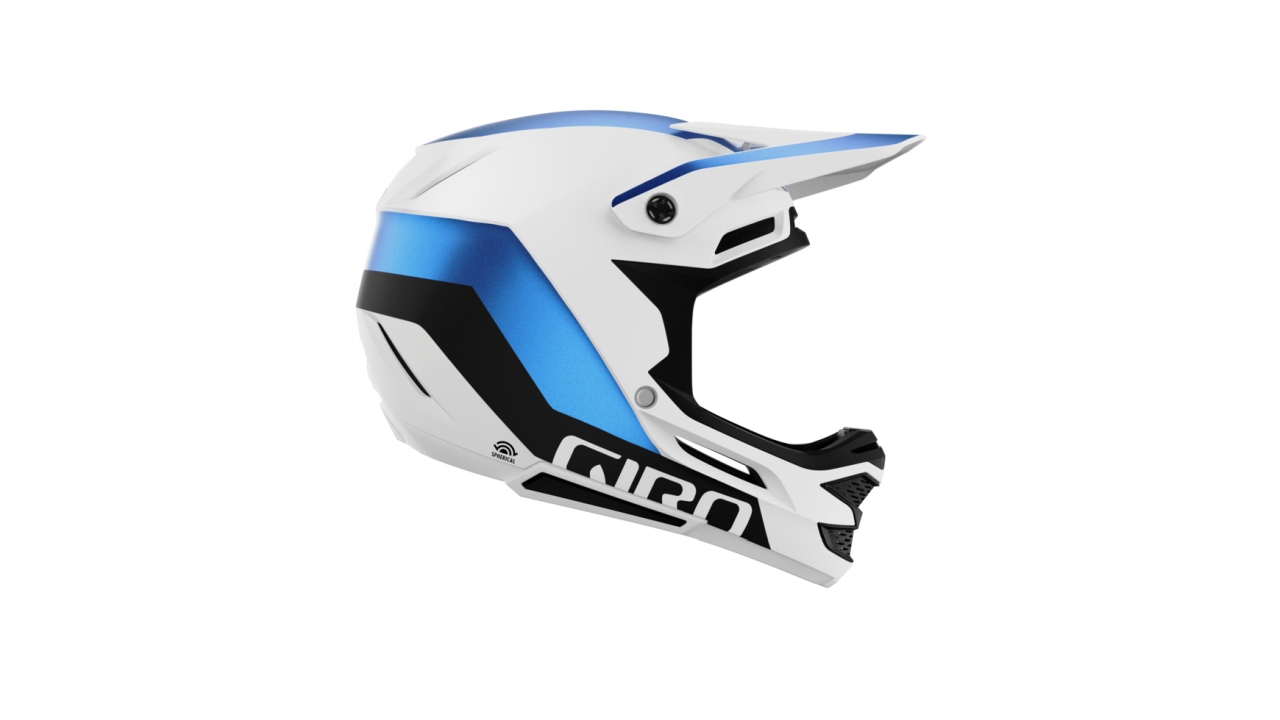 Giro Insurgent Shperical MIPS DH Fahrrad Helm matt weiß/blau 2025