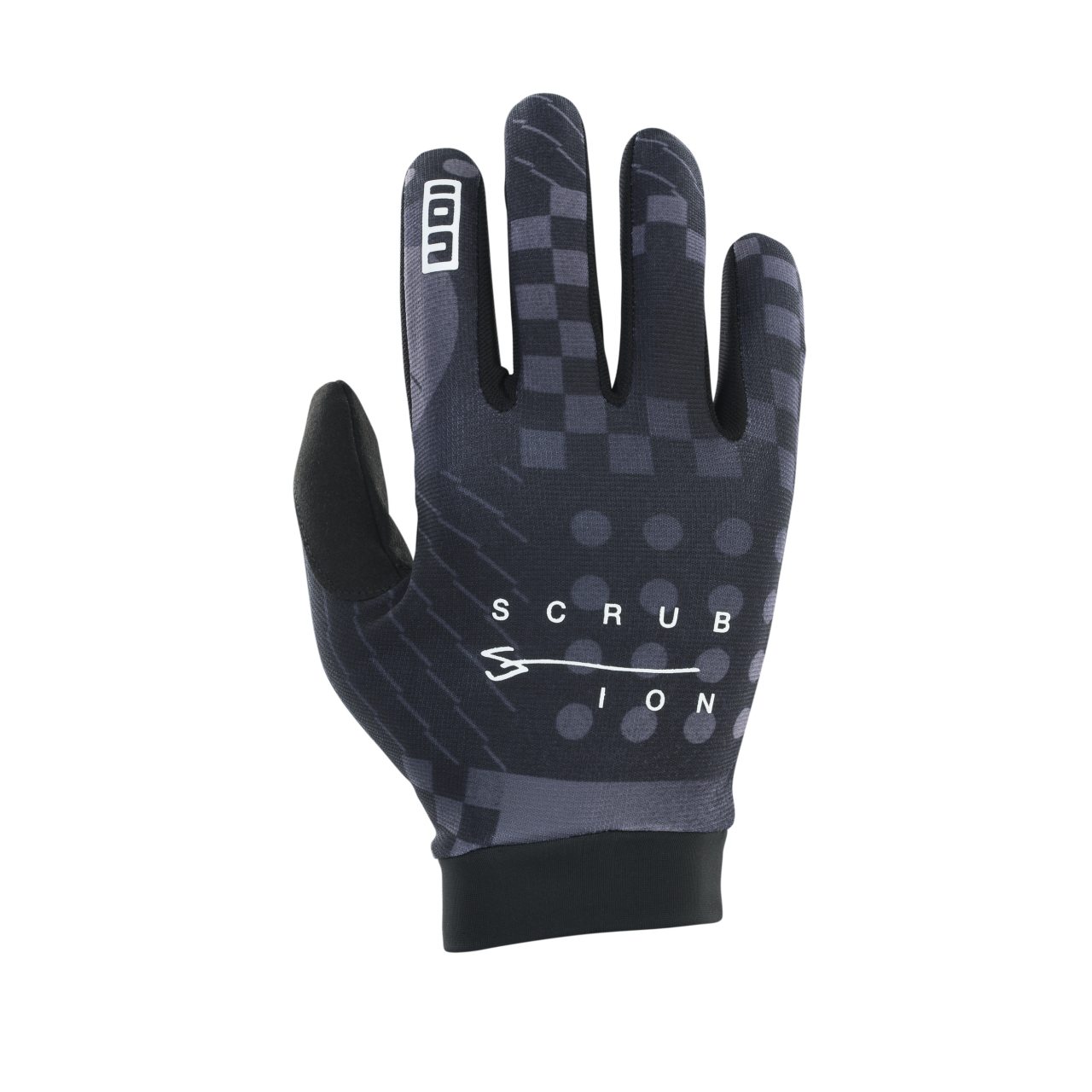 Ion Scrub Fahrrad Handschuhe lang schwarz/grau 2023
