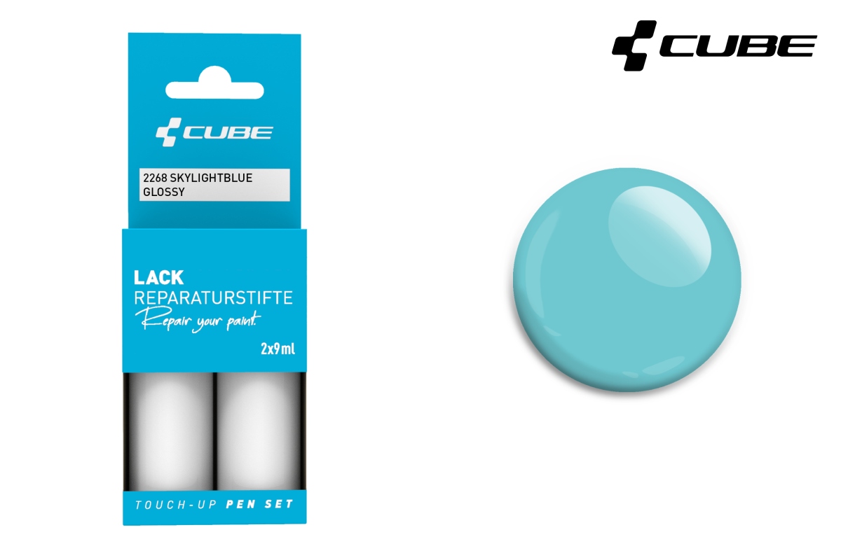 Cube Touch-Up Pen Lackreparaturstift Set 30ml / 49.83 / Liter skylightblue glossy 2268