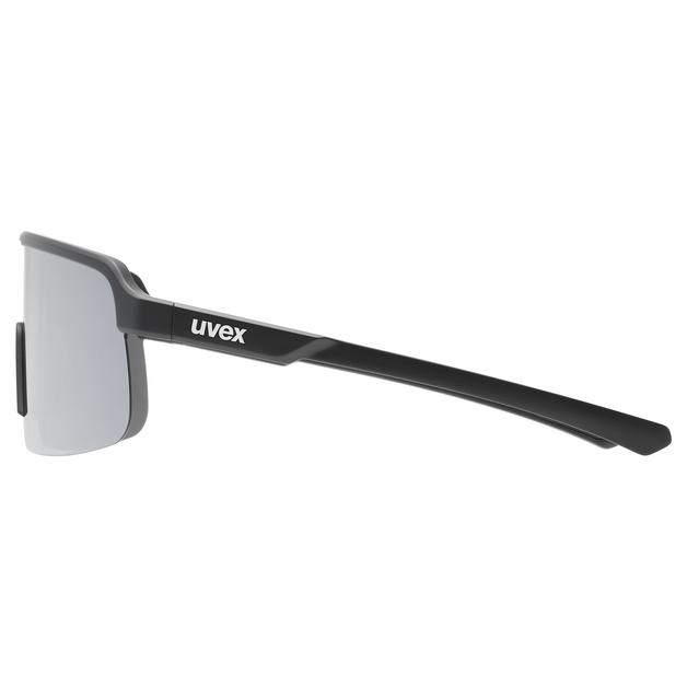 uvex dyrt Fahrrad / Sport Brille matt schwarz/mirror silberfarben