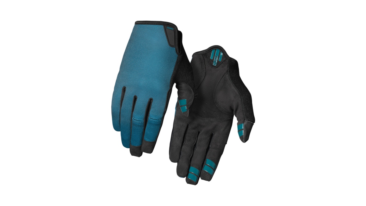 Giro DND Fahrrad Handschuhe lang blau/schwarz 2025