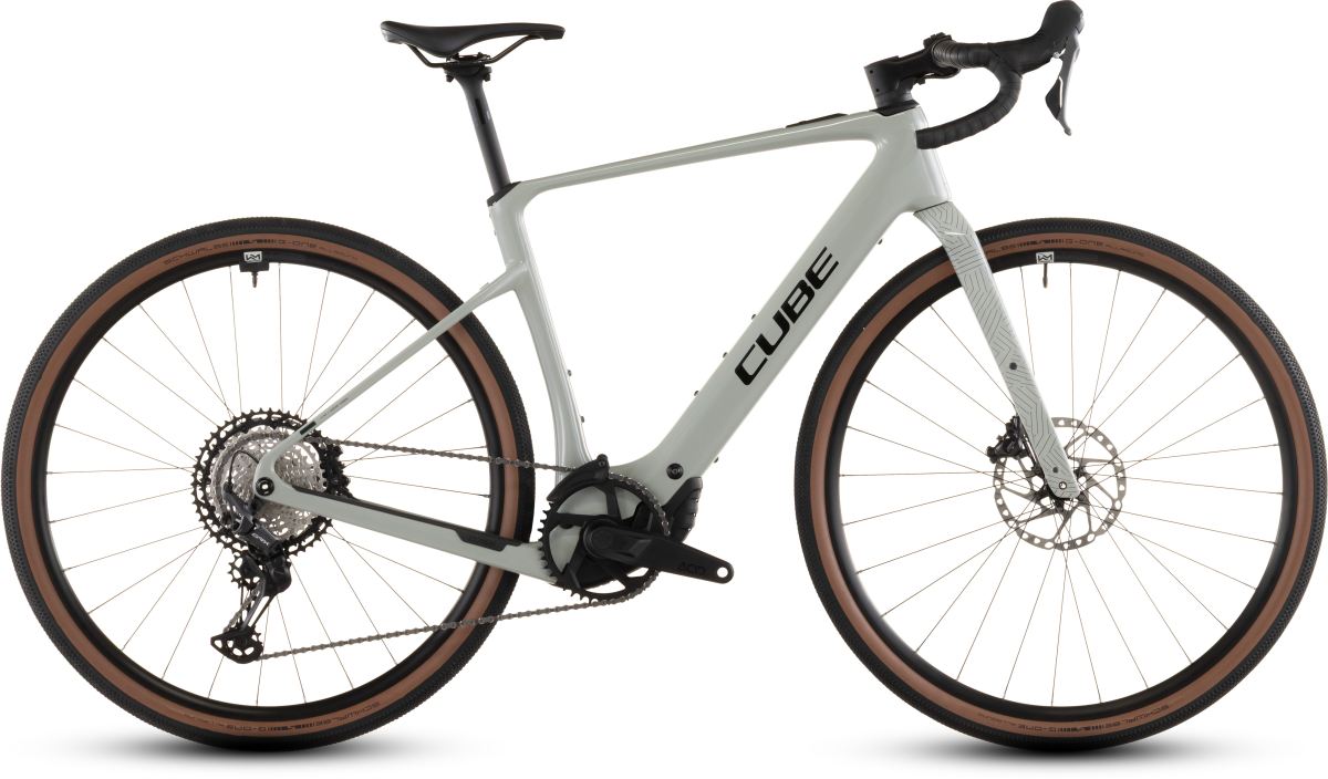 Cube Nuroad Hybrid C:62 Race 400X 28'' Carbon E-Bike Gravel Pedelec reedbeige/black 2026