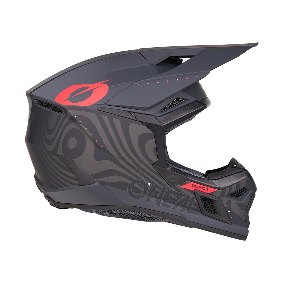 O'Neal 3SRS Nova Motocross Enduro MTB Helm schwarz 2027