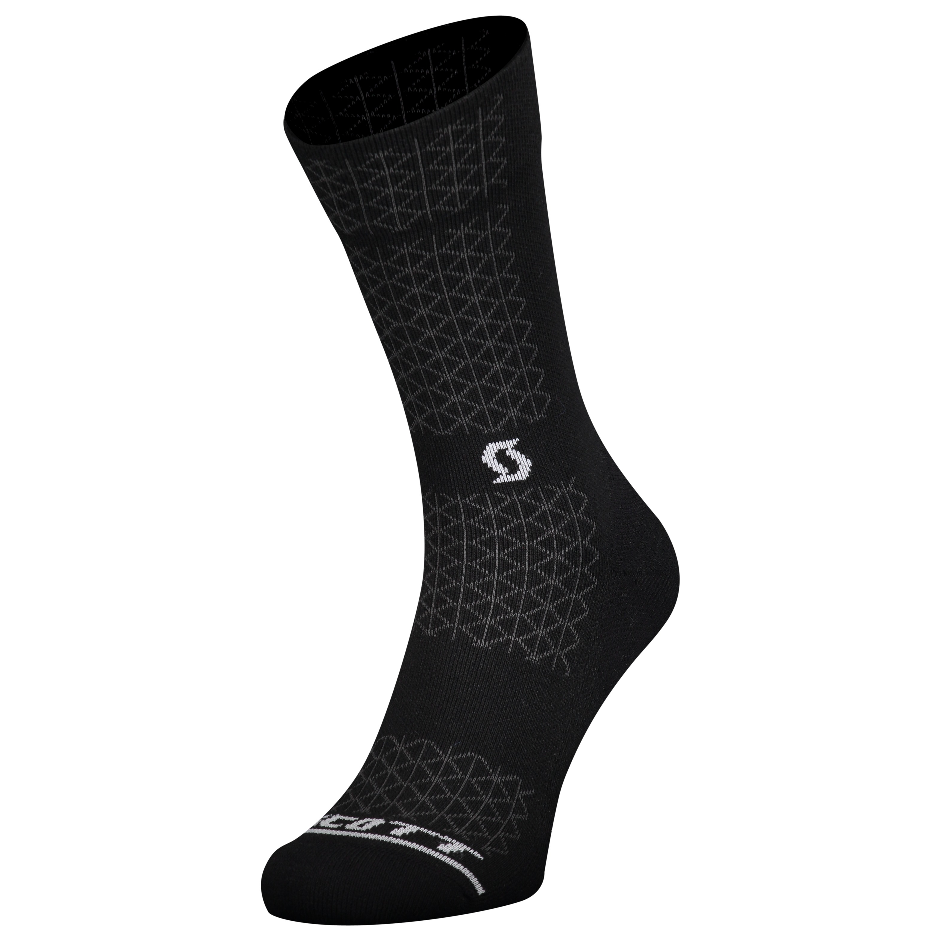 Scott Performance Crew Fahrrad Socken schwarz/weiß 2026