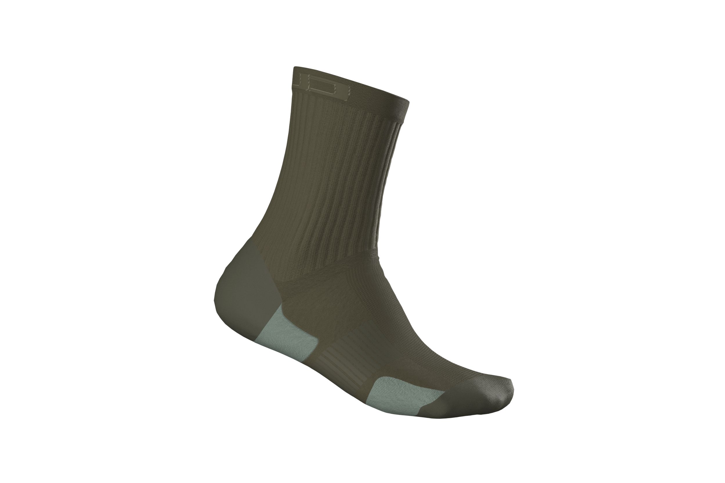 Cube MTB TM High Cut Fahrrad Socken olive grün 2026