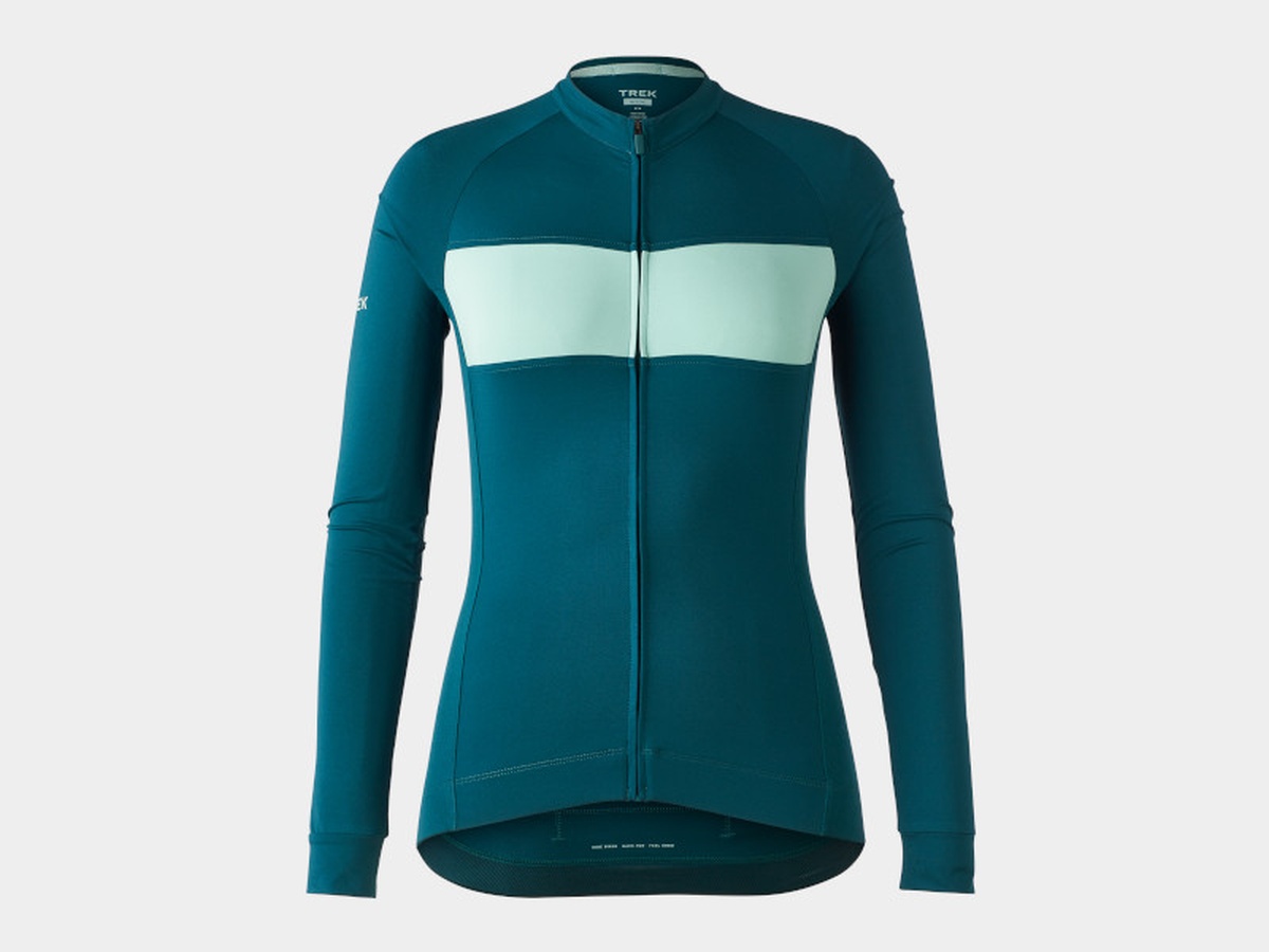Trek Circuit LTD Damen Fahrrad Trikot lang grün 2025