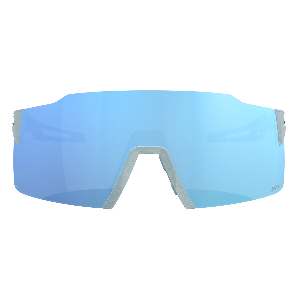 Scott Stride AMP Wechselscheiben Fahrrad Brille morning blau/blau chrome