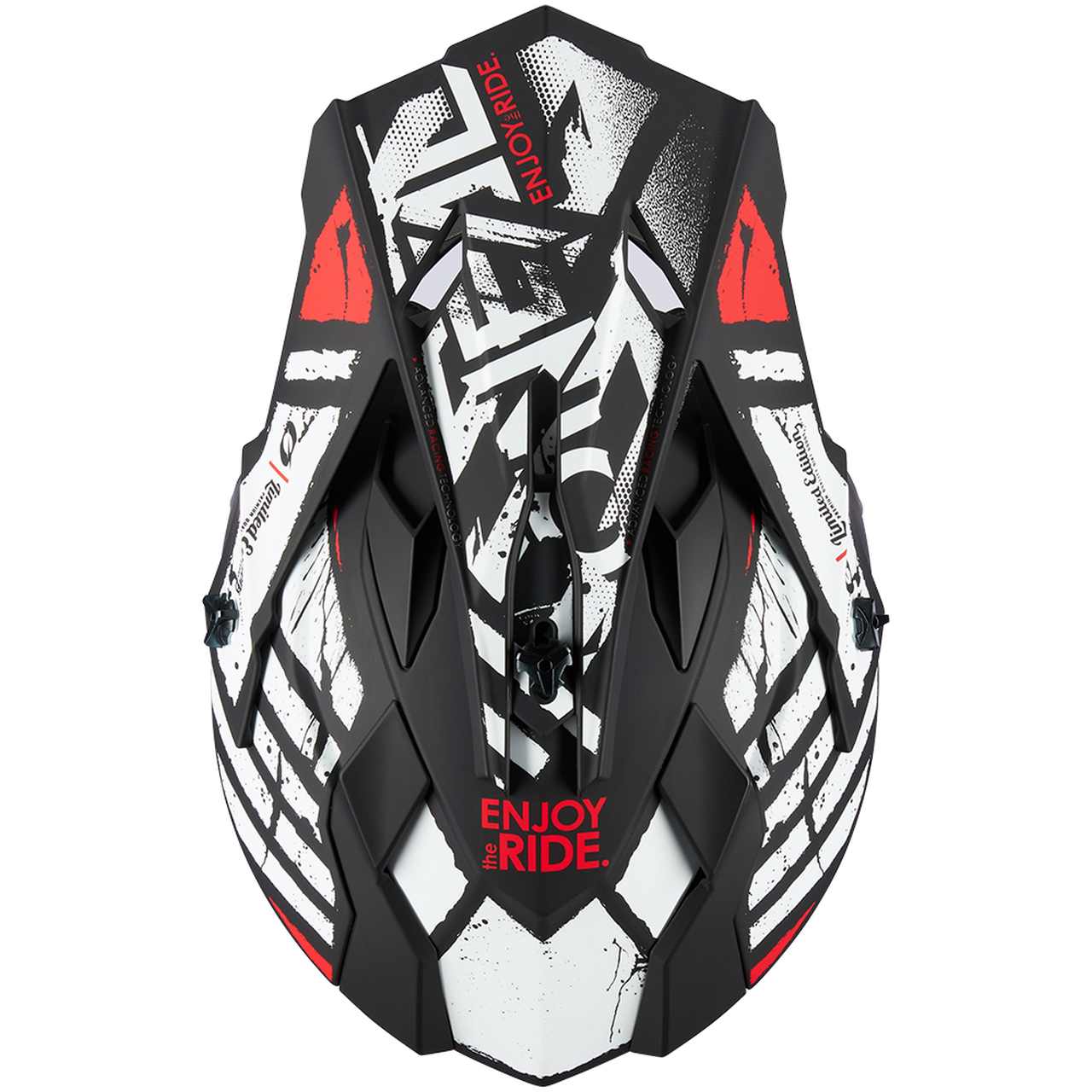 O'Neal 2 Series Glitch Motocross Enduro MTB Helm schwarz/weiß 2027 Oneal