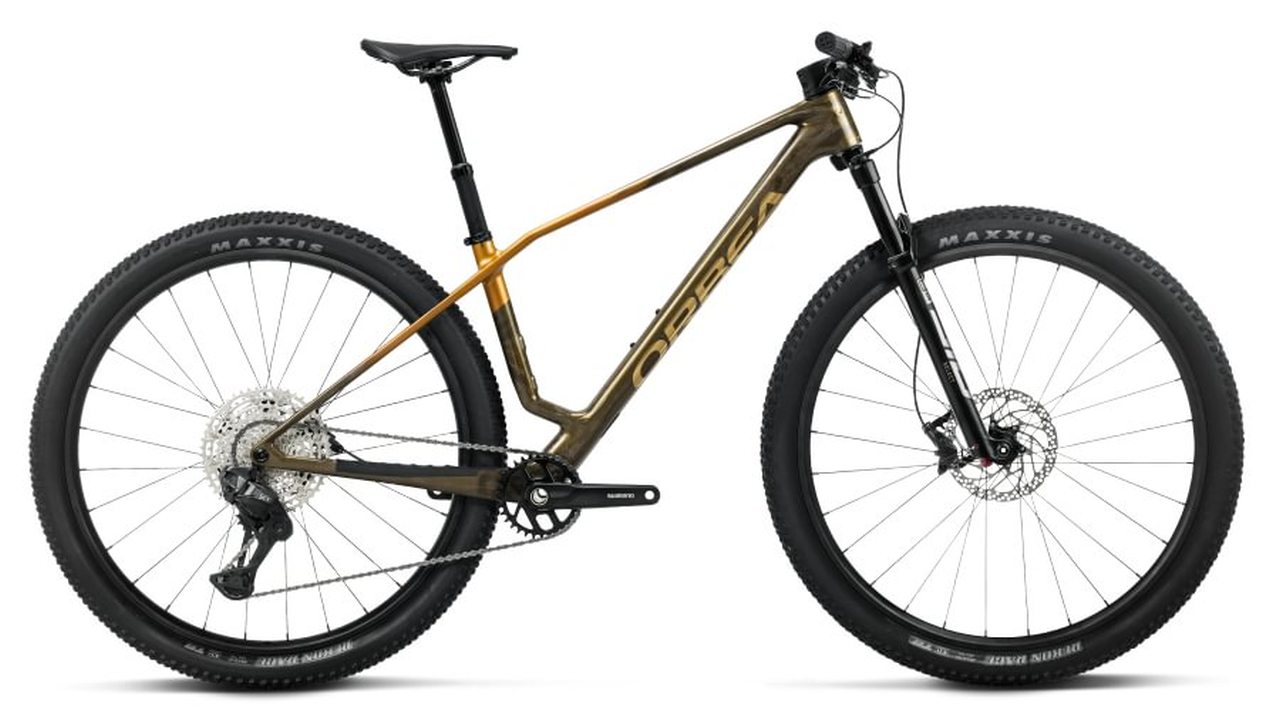 Orbea Alma M20 29'' Carbon MTB Fahrrad caramel carbon view/leo orange 2027