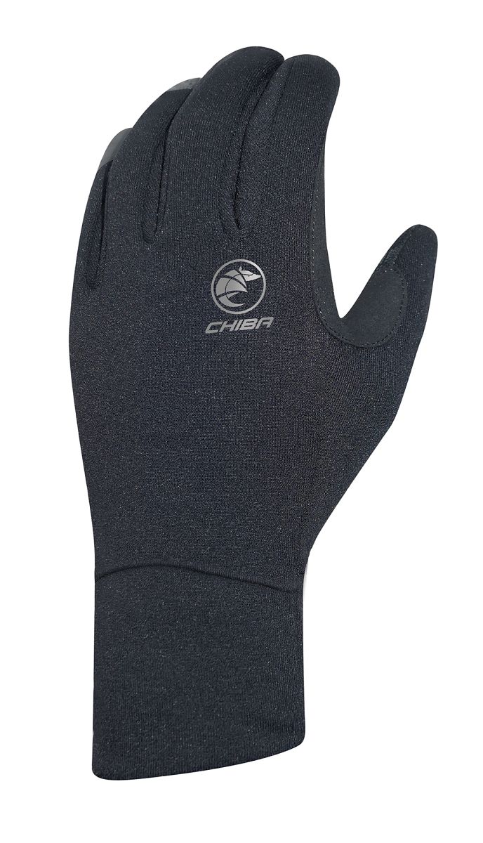 Chiba Polarfleece Winter Fahrrad Handschuhe schwarz 2027
