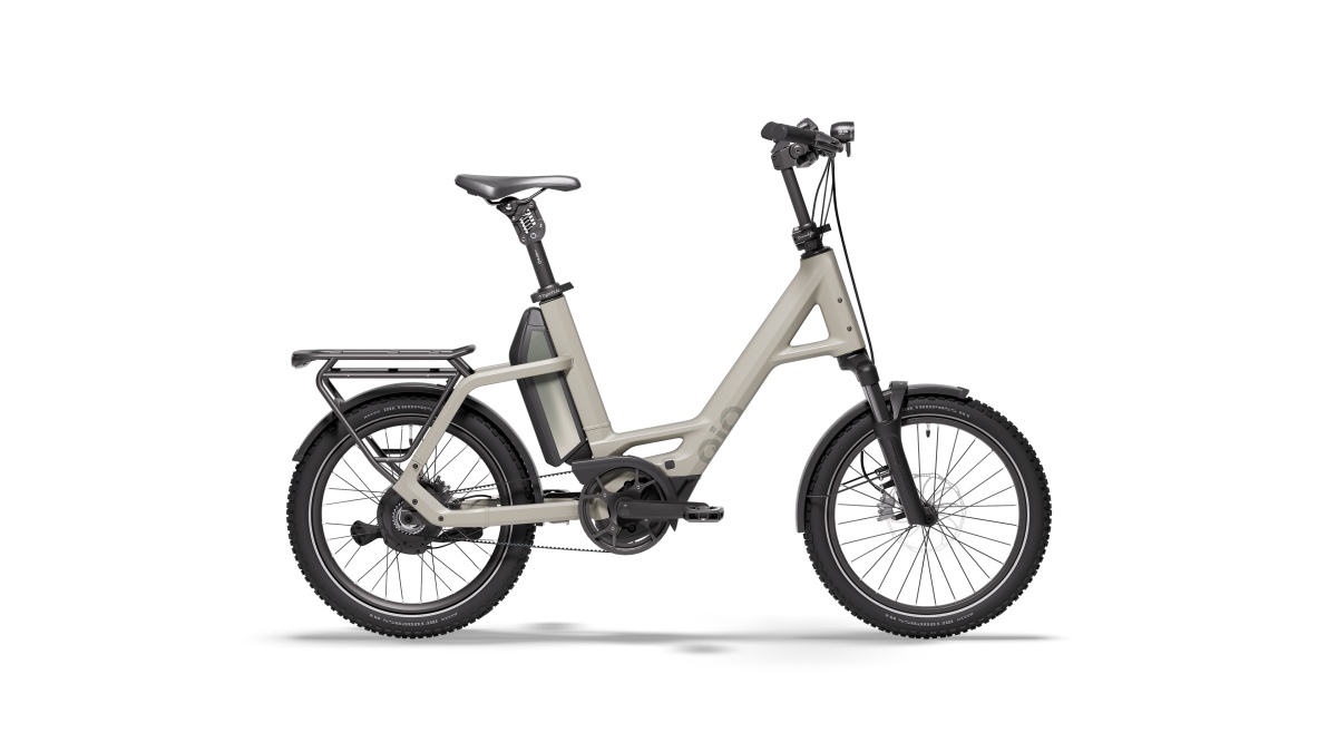 QIO Compact CXNINEx 3x3 20'' E-Bike Pedelec lunar white matt 2026