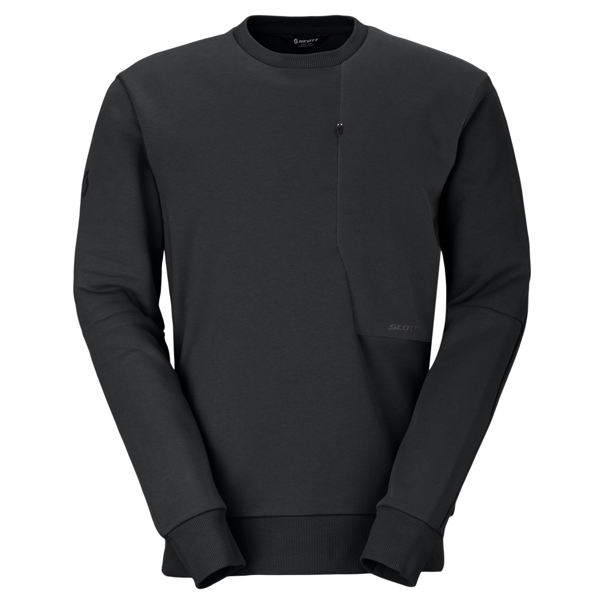 Scott Crewneck Freizeit Pullover schwarz 2026