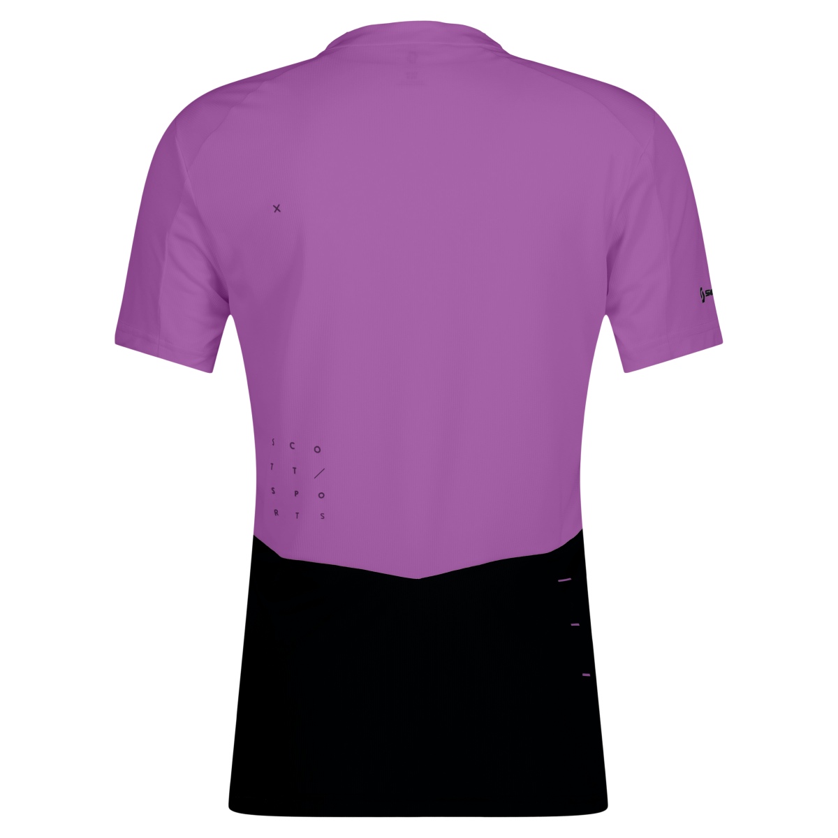 Scott Trail Vertic Zip Damen DH Fahrrad Trikot kurz schwarz/lila 2025