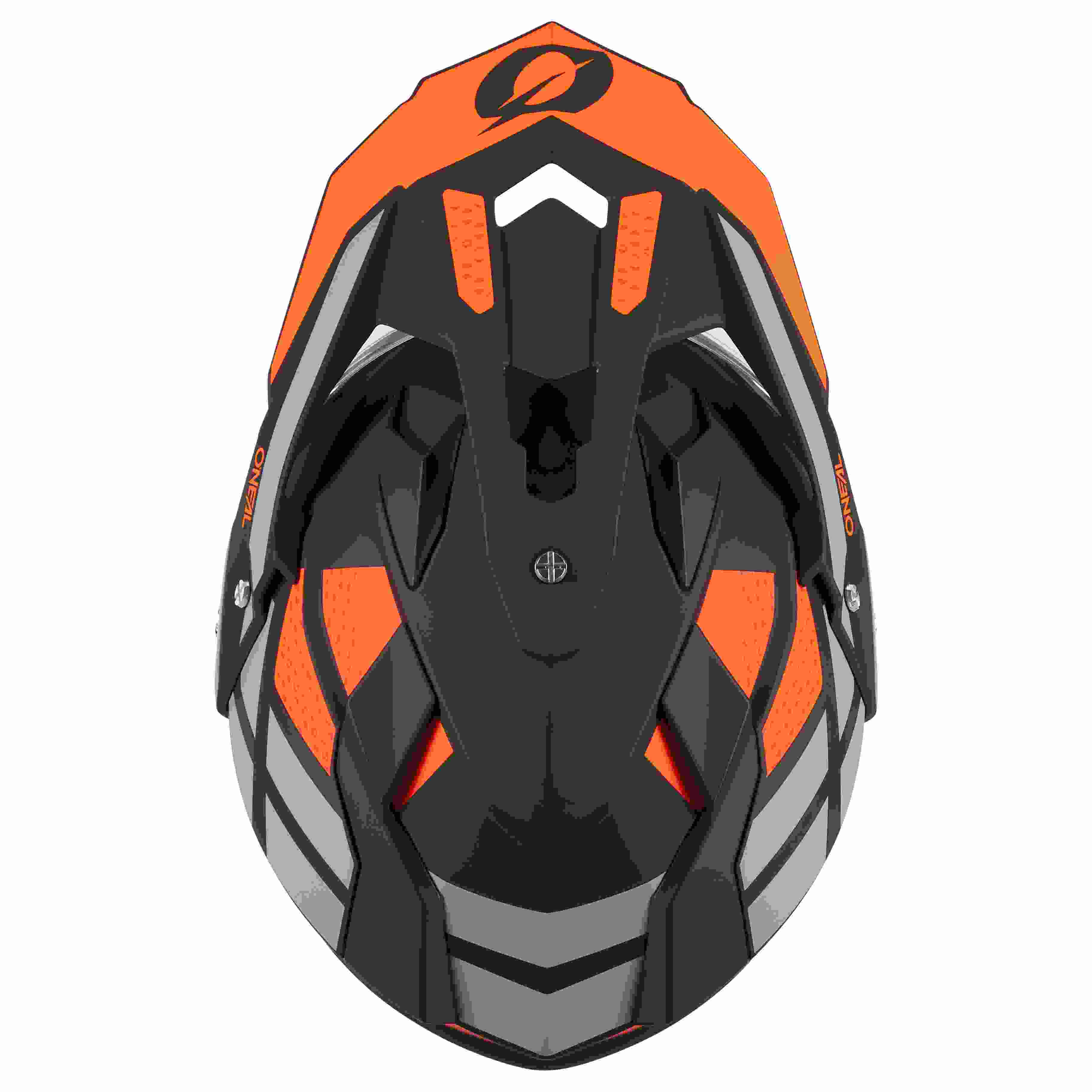 O'Neal Sierra R Enduro MX Motorrad Helm schwarz/grau/orange 2027 Oneal