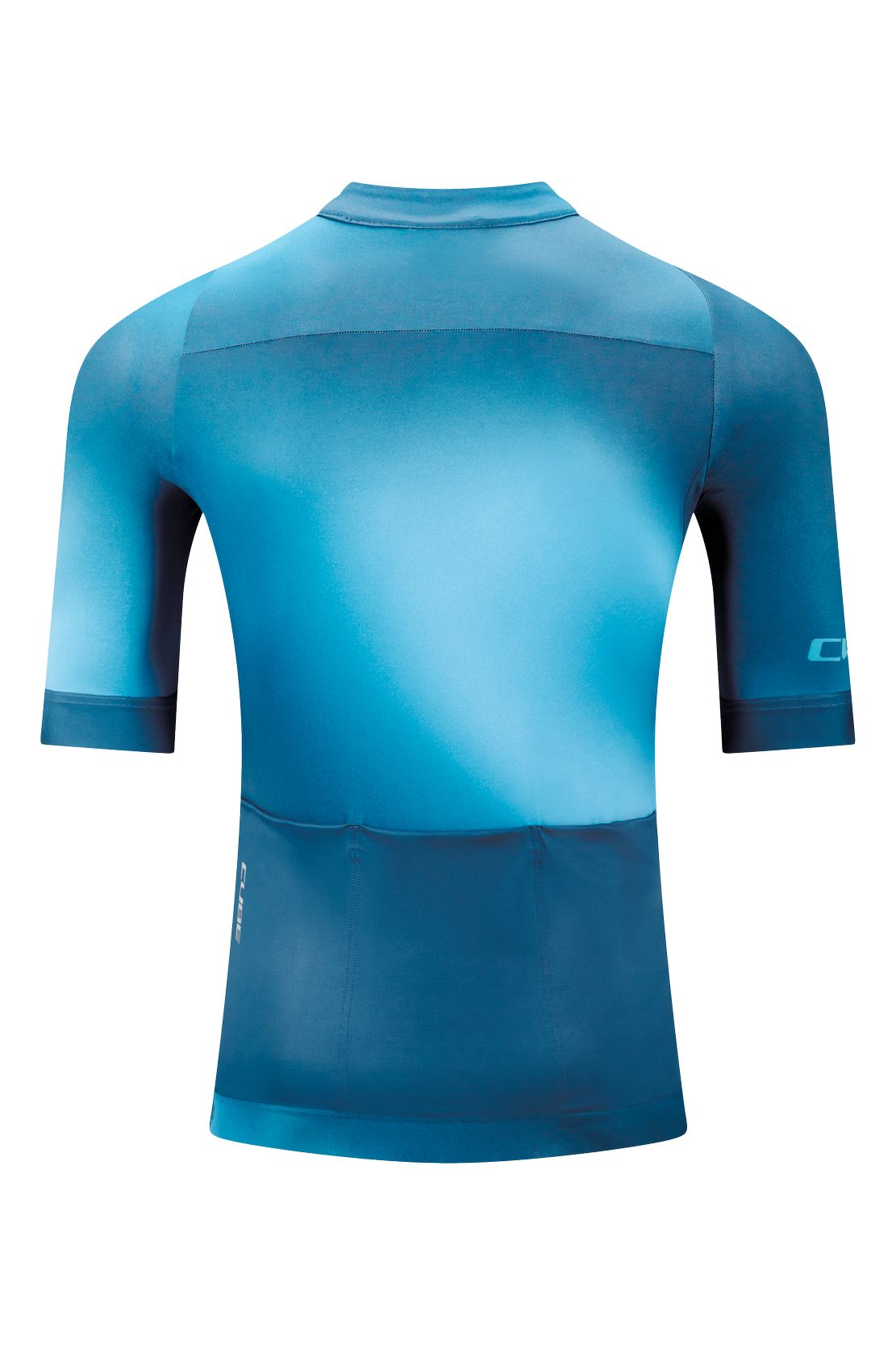 Cube Road / XC Fahrrad Trikot kurz petrol blau 2026