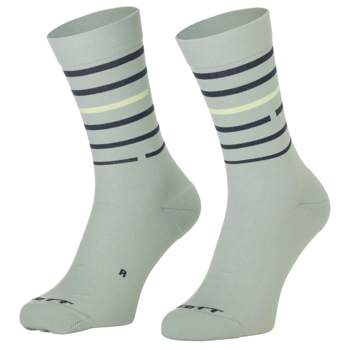 Scott Rings Crew Fahrradsocken grau 2026