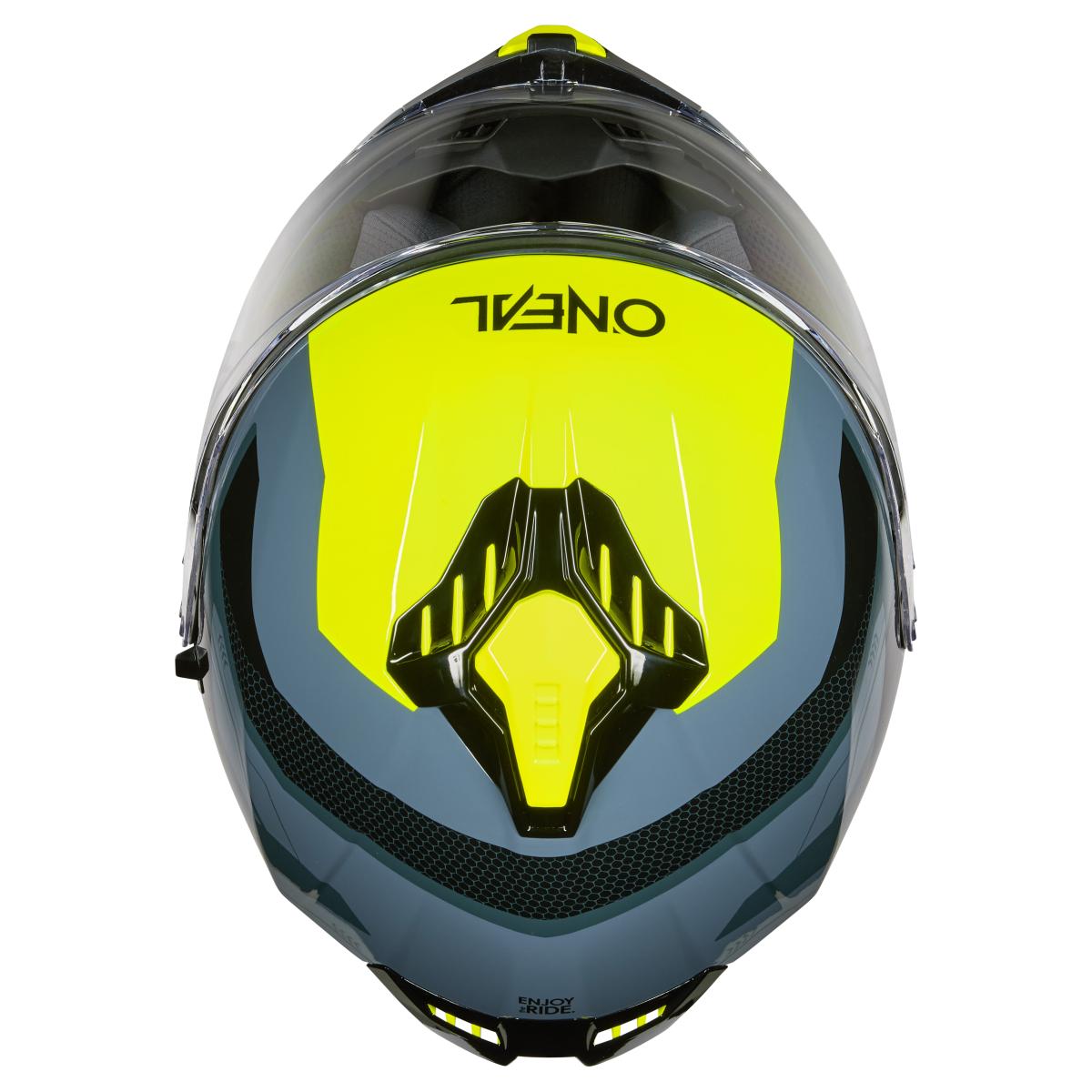 O'Neal Challenger Exo Enduro MX Motorrad Helm schwarz/grau/gelb 2026 Oneal