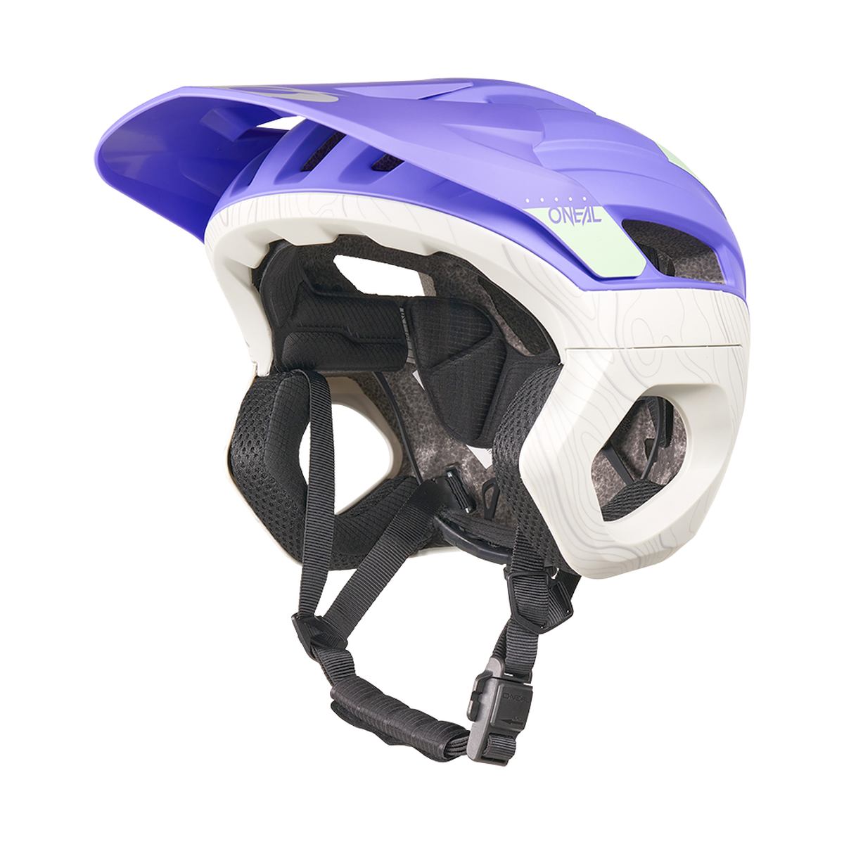 O'Neal Trapper Evo Topo MTB Fahrradhelm lila/mint/grau 2027