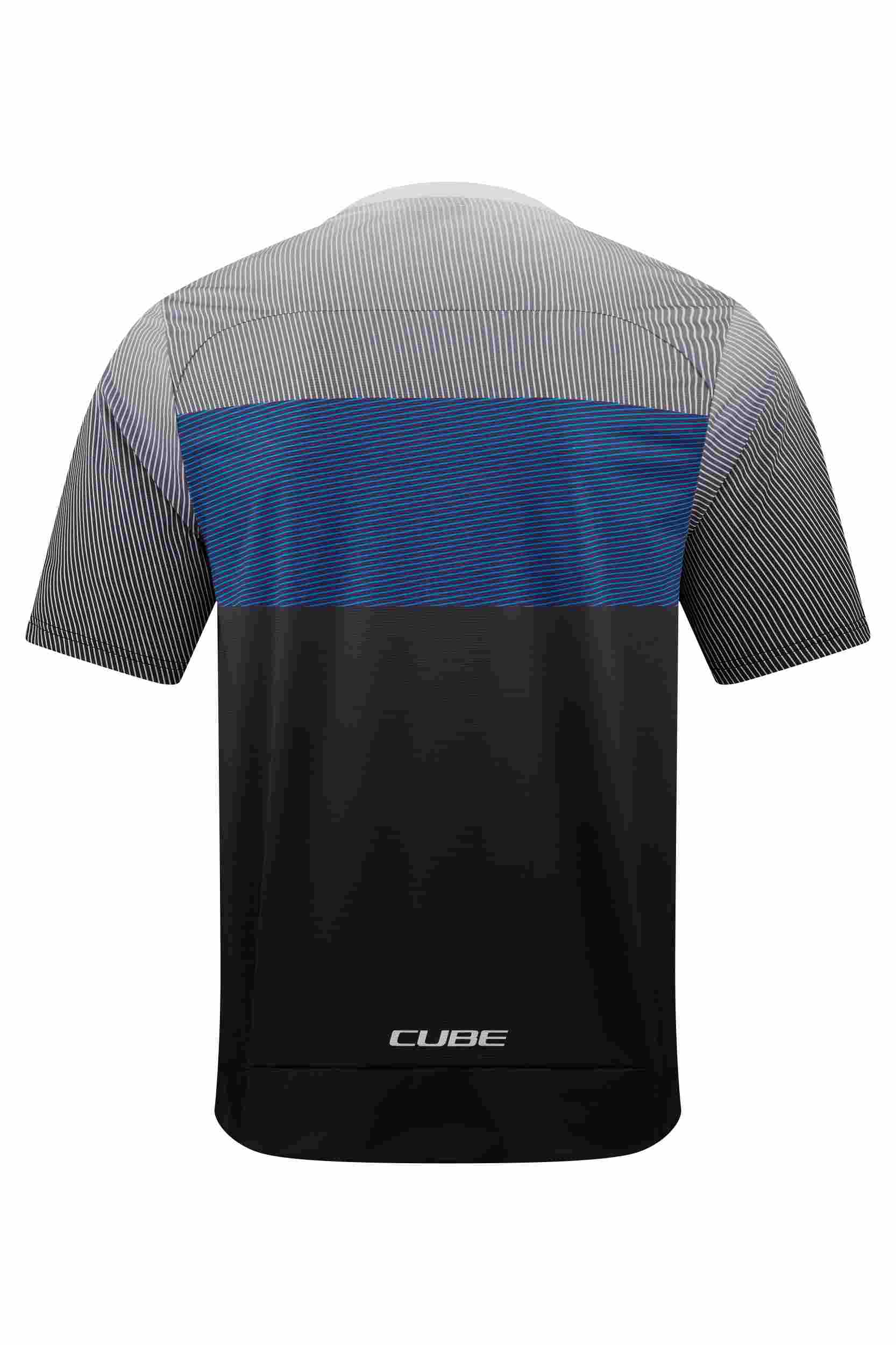 Cube Tea mline cmpt Fahrrad Trikot kurz schwarz / blau 2027