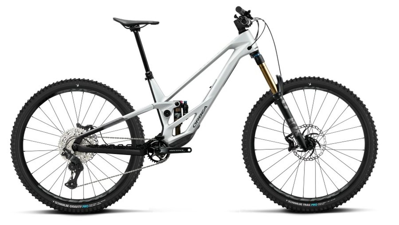 Orbea Rallon 450 E10 29'' Carbon MTB Fahrrad white chic/diamond black 2027