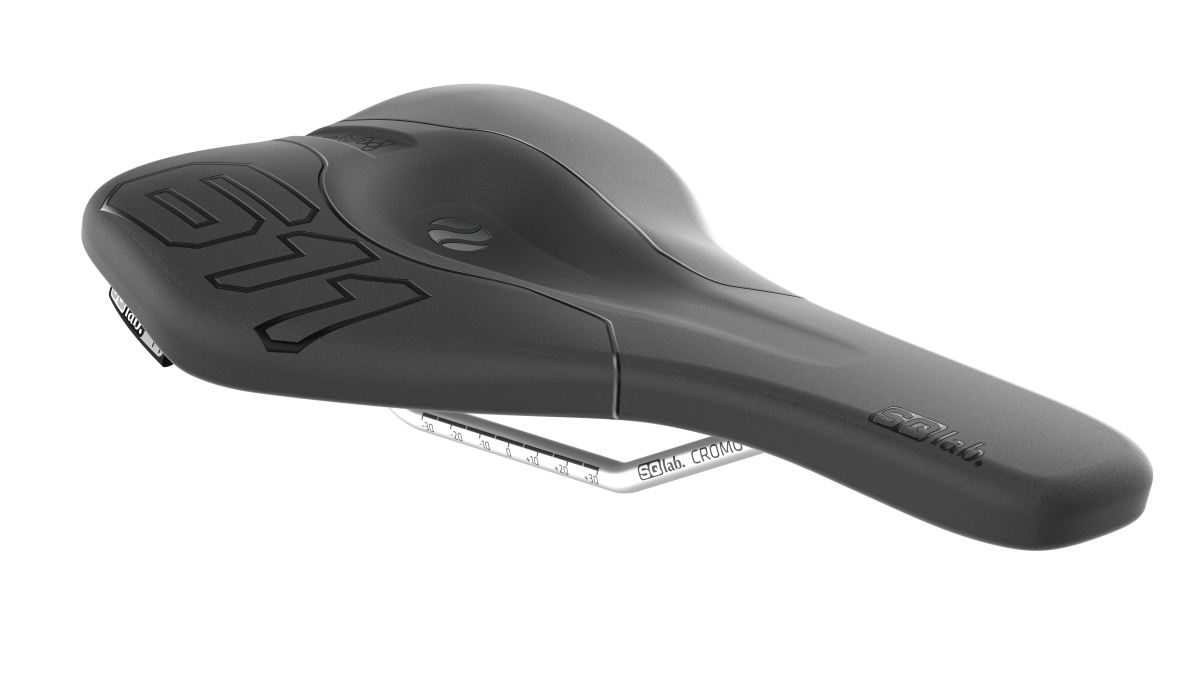 SQlab 611 Ergowave CrMo Unisex MTB Tech / Trail Fahrrad Sattel schwarz