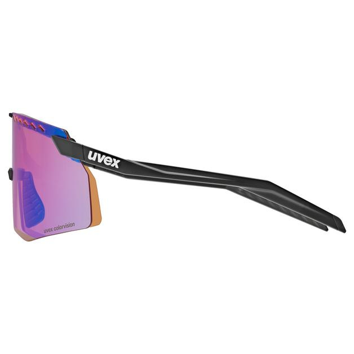 uvex Pace Stage CV Fahrrad / Sport Brille matt schwarz/mirror blau 2027