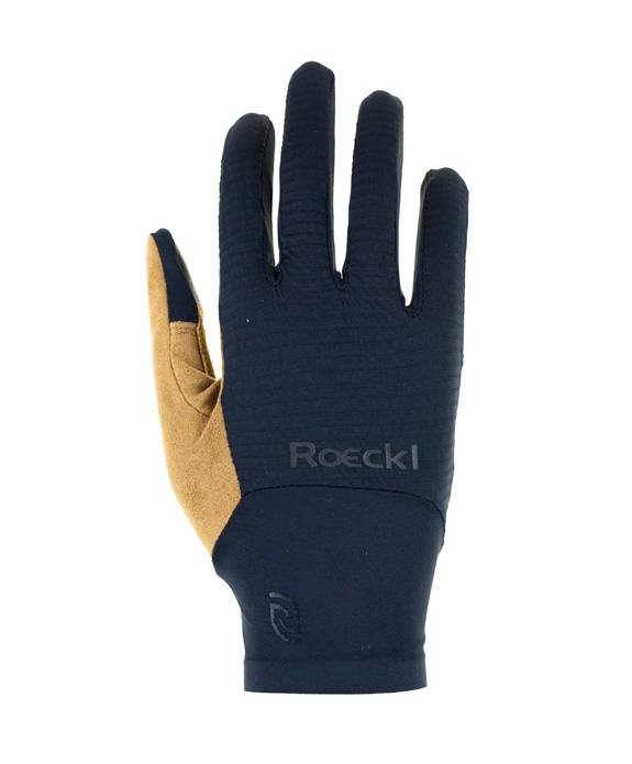 Roeckl Maracon Fahrrad Handschuhe lang schwarz/beige 2027