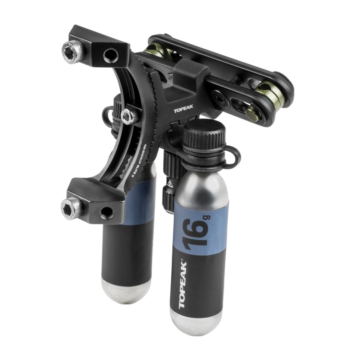 Topeak Tri-Backup Elite 2 Triathlon Sattelgestell Flaschenhalter Adapter schwarz