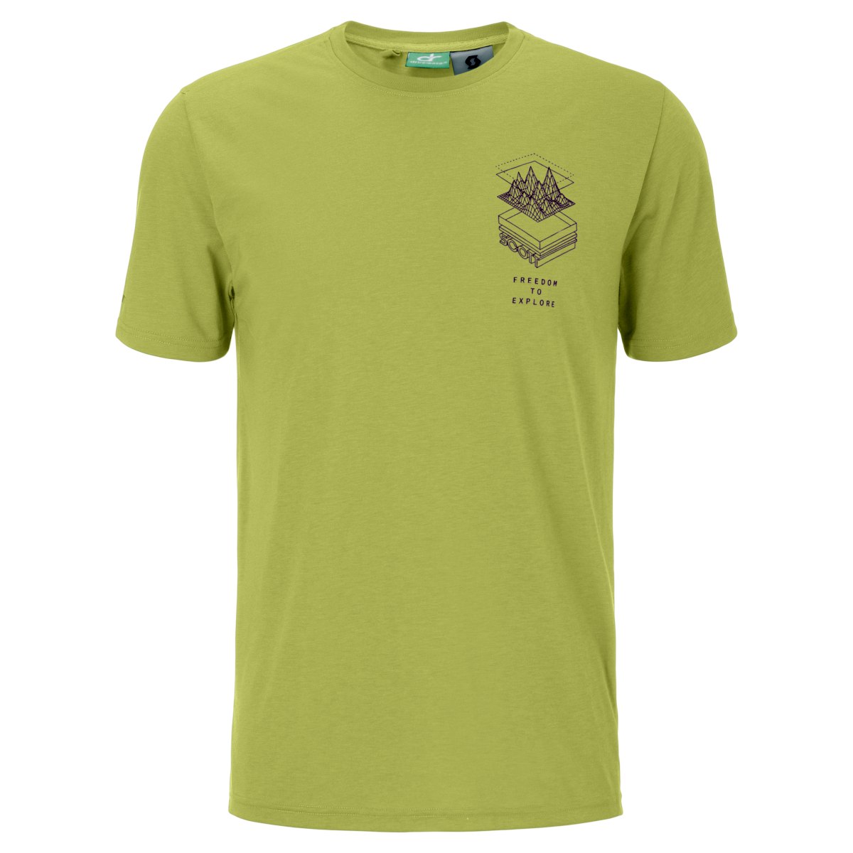 Scott Defined DRI Outdoor / Sport Shirt kurzarm sapling grün 2027