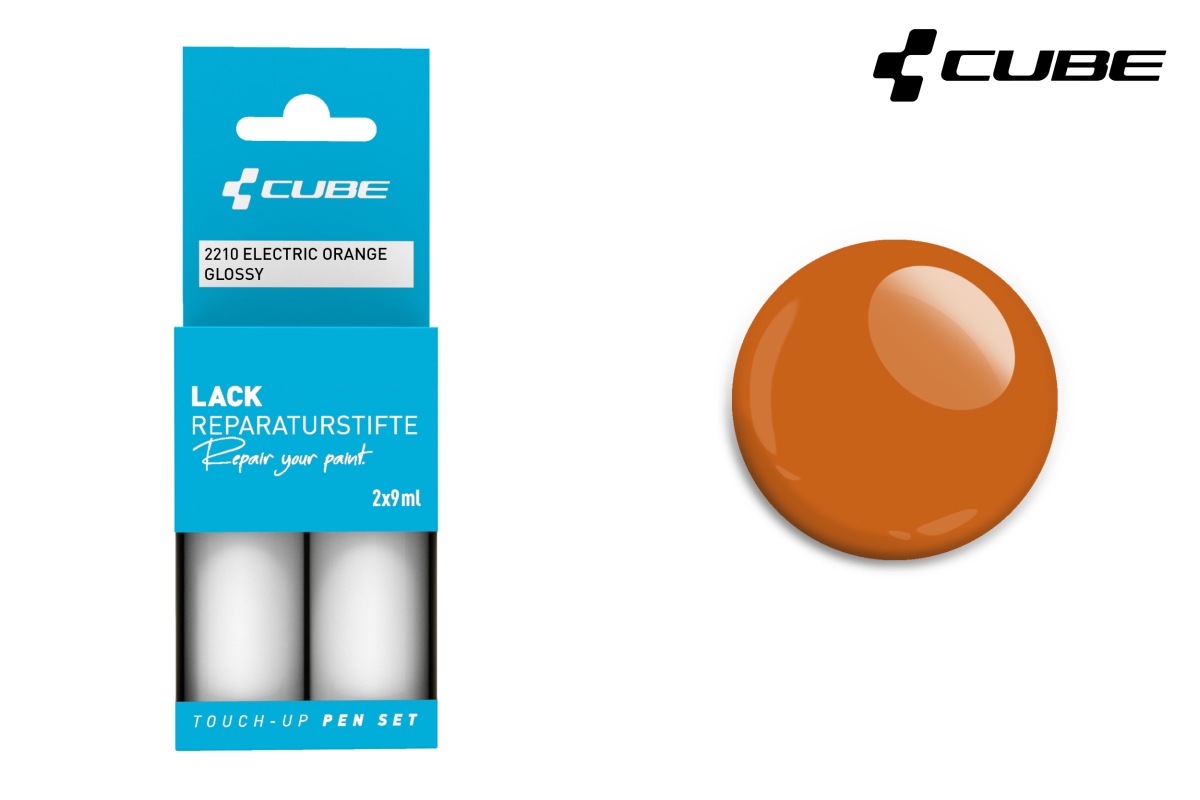 Cube Touch-Up Pen Lackreparaturstift Set 30ml / 49.83 / Liter electric orange glossy 2210