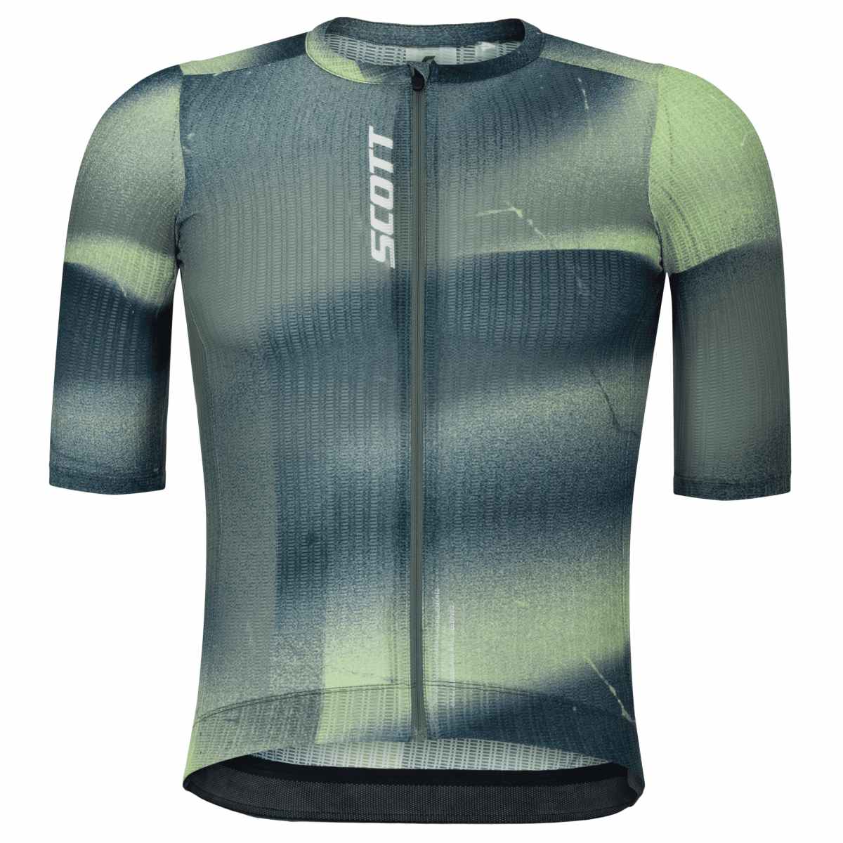 Scott Pro SL Fahrradtrikot kurzarm grün/gelb 2026