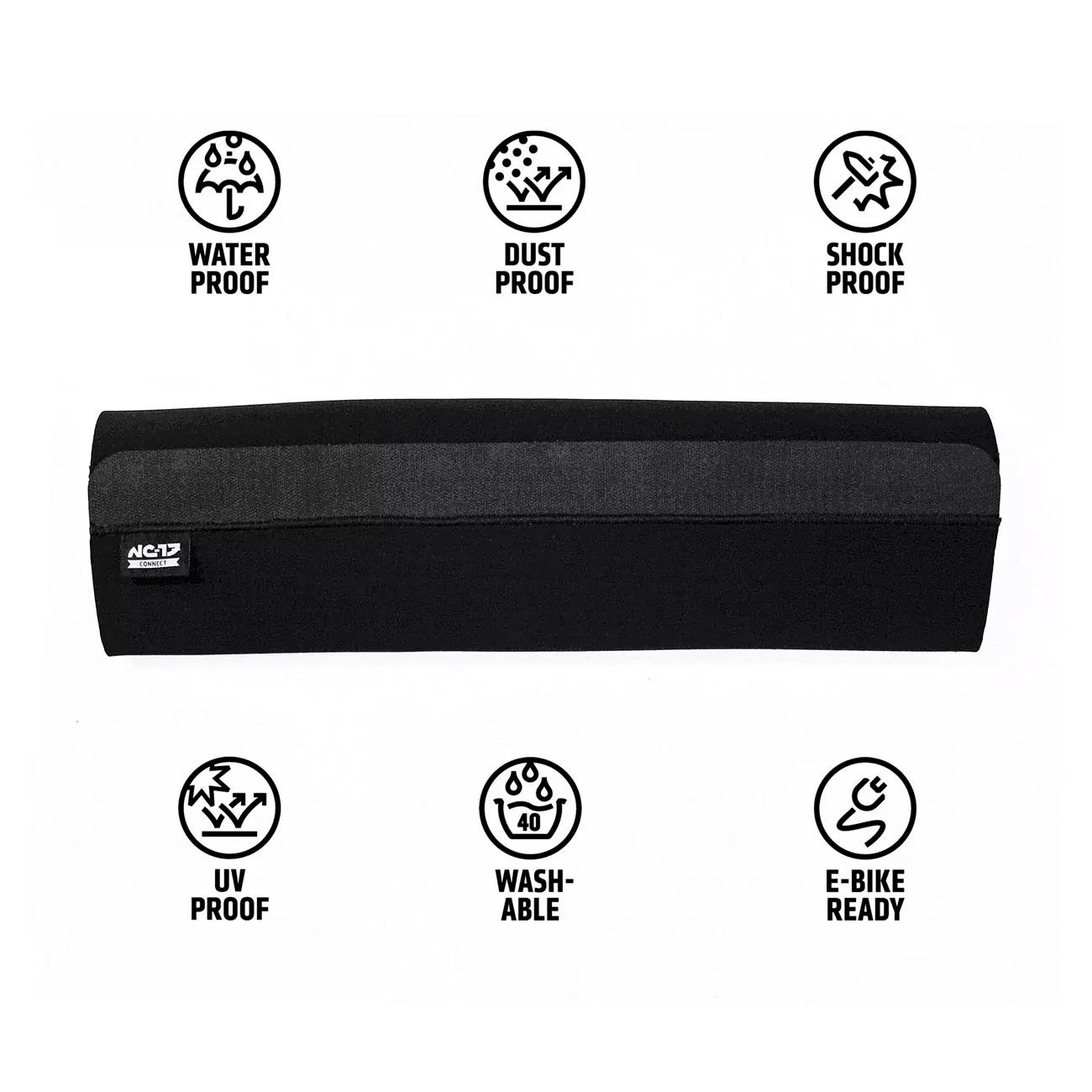 NC-17 Connect Batterie Thermo Cover 7.0 R Reißverschluss für integrierte Rahmenakku schwarz