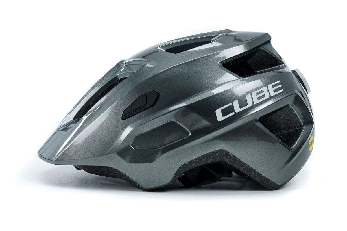 Cube Linok Trailmotion Kinder Fahrrad Helm grau 2027