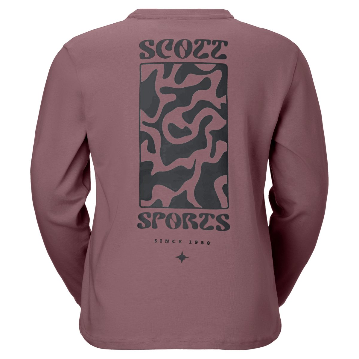 Scott Graphic Freizeit Shirt langarm clay lila 2027