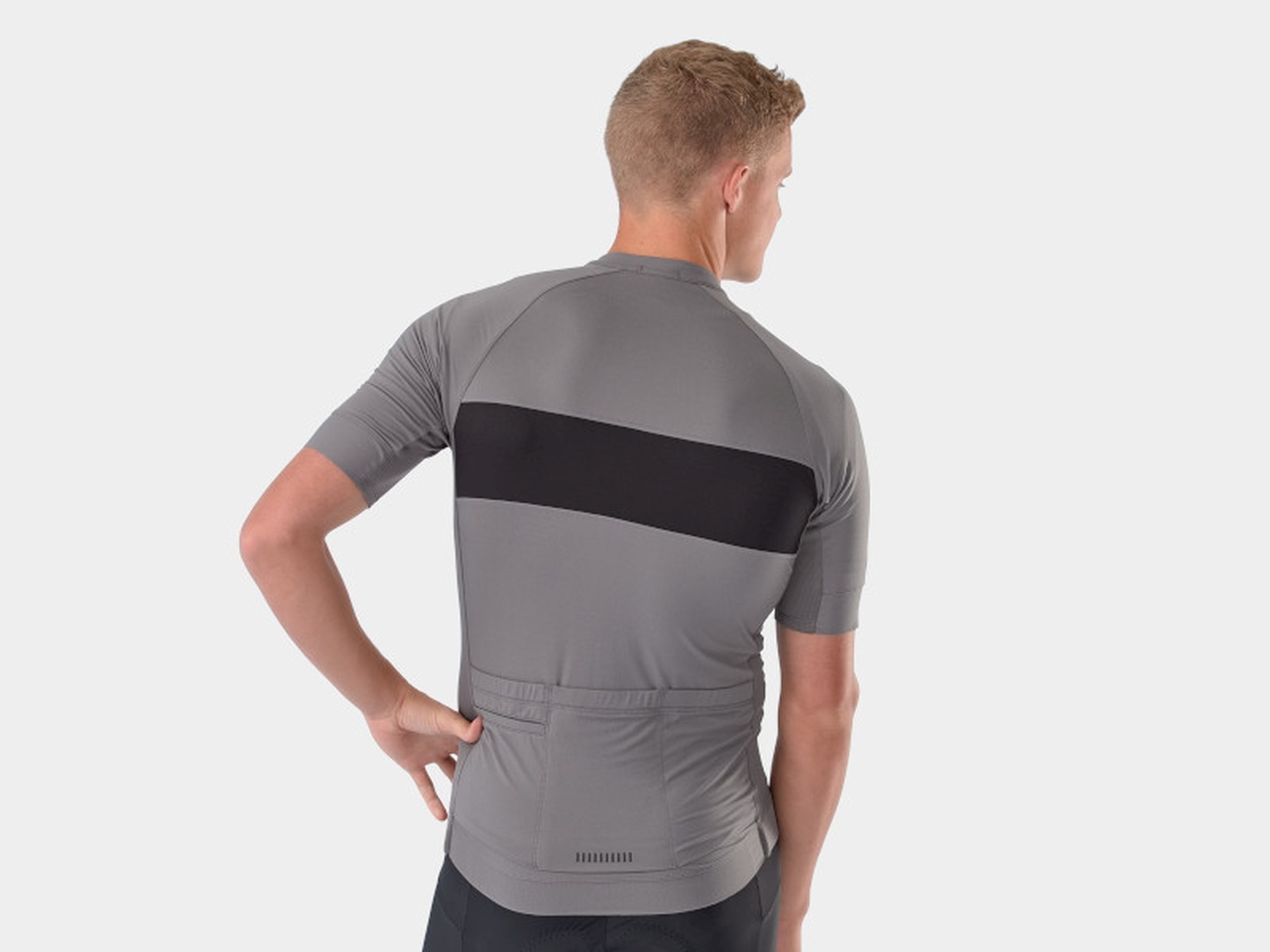 Trek Circuit LTD Fahrrad Trikot kurz grau/schwarz 2025