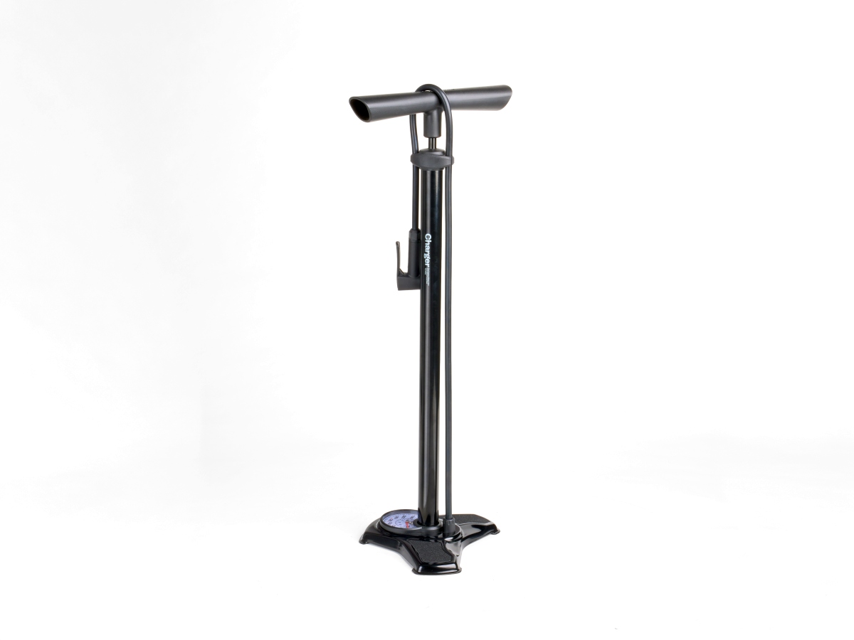 Trek Charger Fahrradstandpumpe schwarz