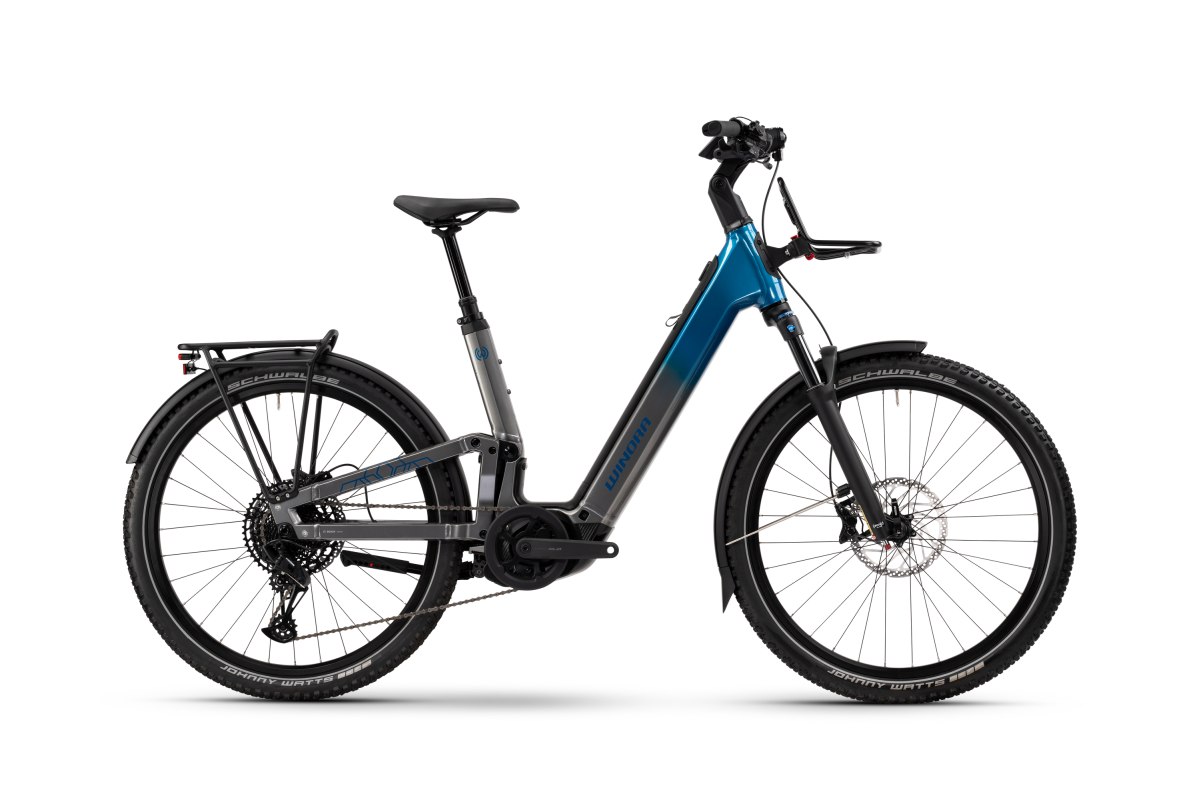 Winora Sinus FS X12 Low 27.5'' Pedelec E-Bike Trekking Fahrrad grau/blau 2026