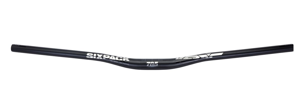 Sixpack Vertic Fahrrad Lenker 785mm x 31.8mm / 35mm schwarz/grau