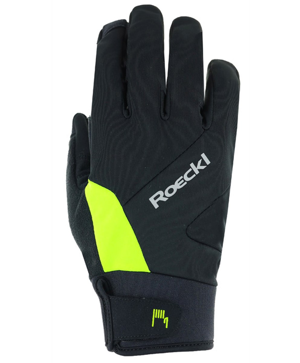 Roeckl Reichenthal 2 Winter Fahrrad Handschuhe lang schwarz/gelb 2027