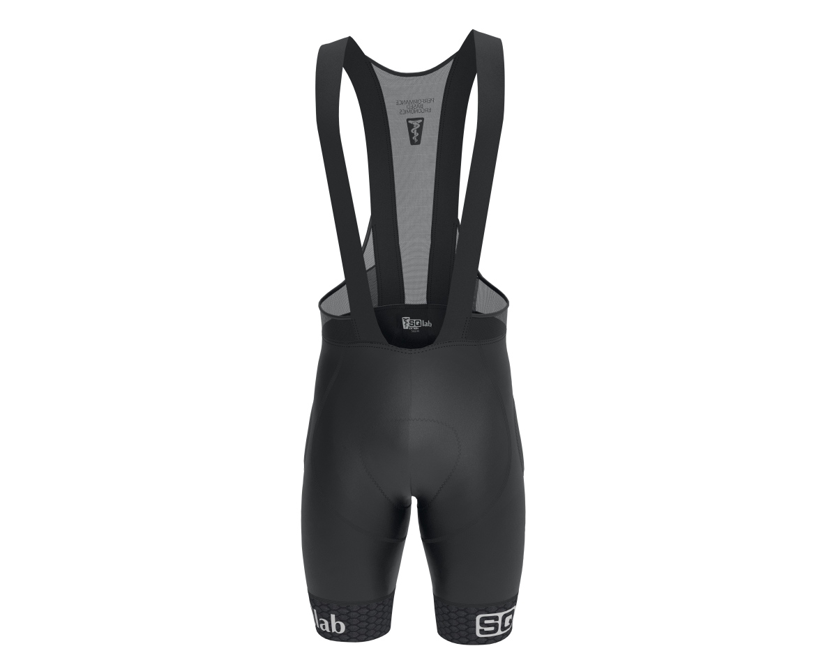 SQlab One11 MTB Tech / Trail Fahrrad Trägerhose kurz schwarz 2025