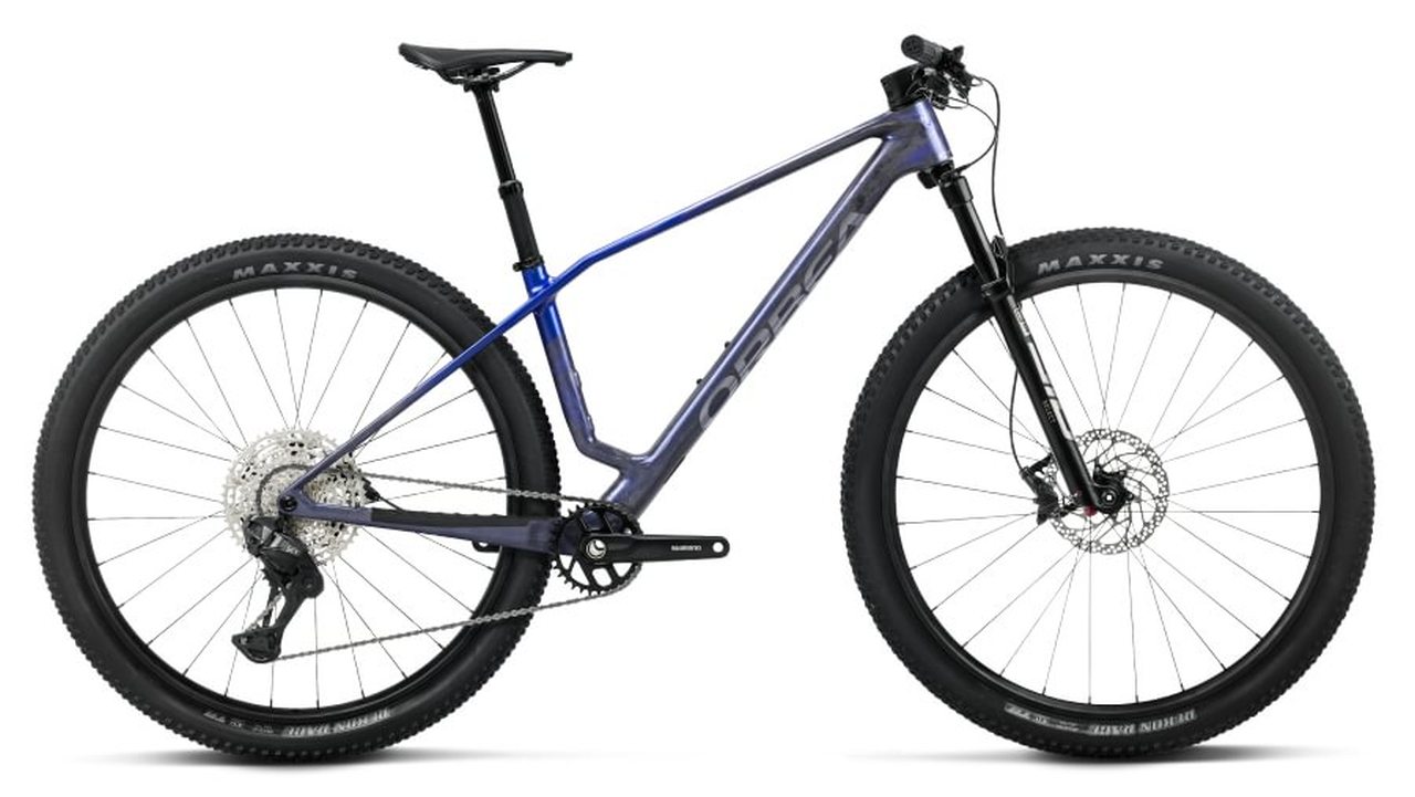 Orbea Alma M20 29'' Carbon MTB Fahrrad noctiluca carbon view/cobalt blue 2027
