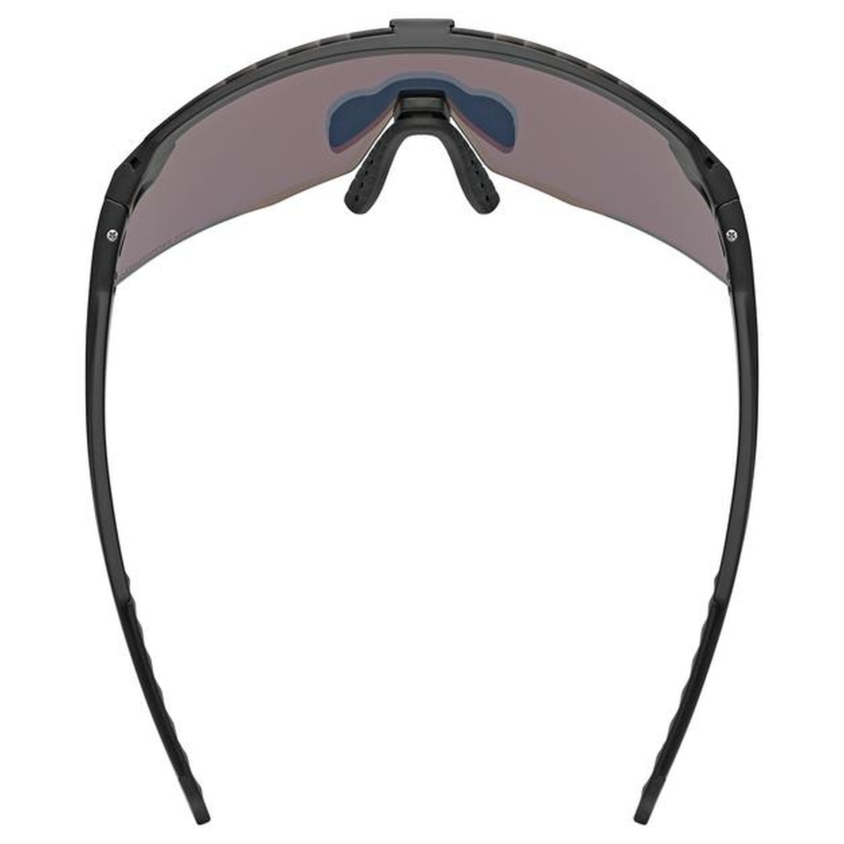 Uvex Pace Stage small CV Fahrrad / Sport Brille matt schwarz/mirror rot