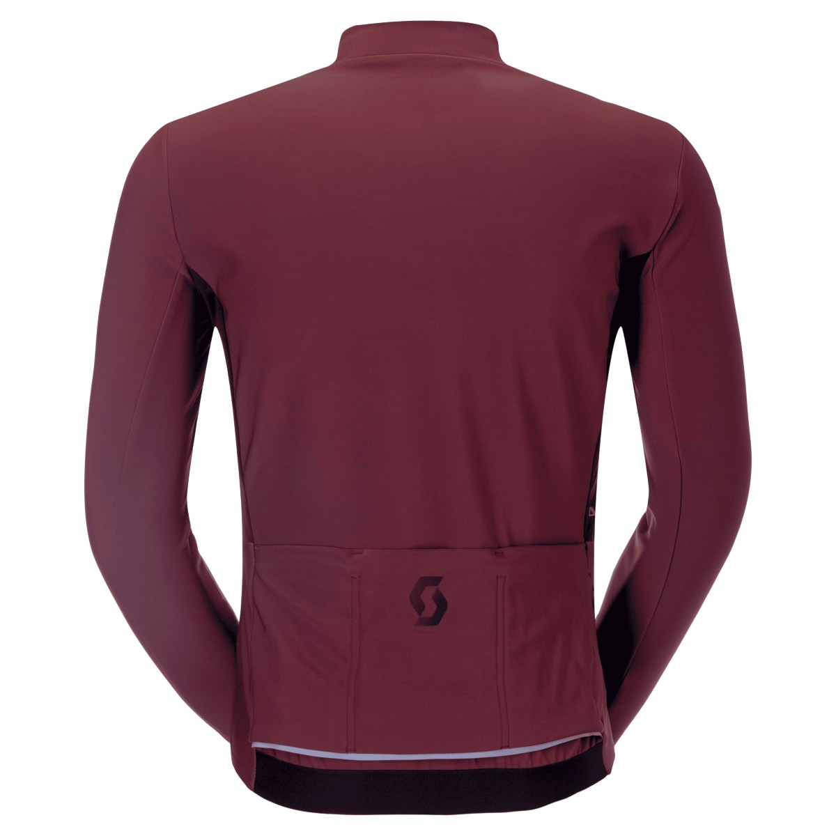 Scott Pro Warm Winter Fahrradtrikot langarm cocoa rot/schwarz 2027