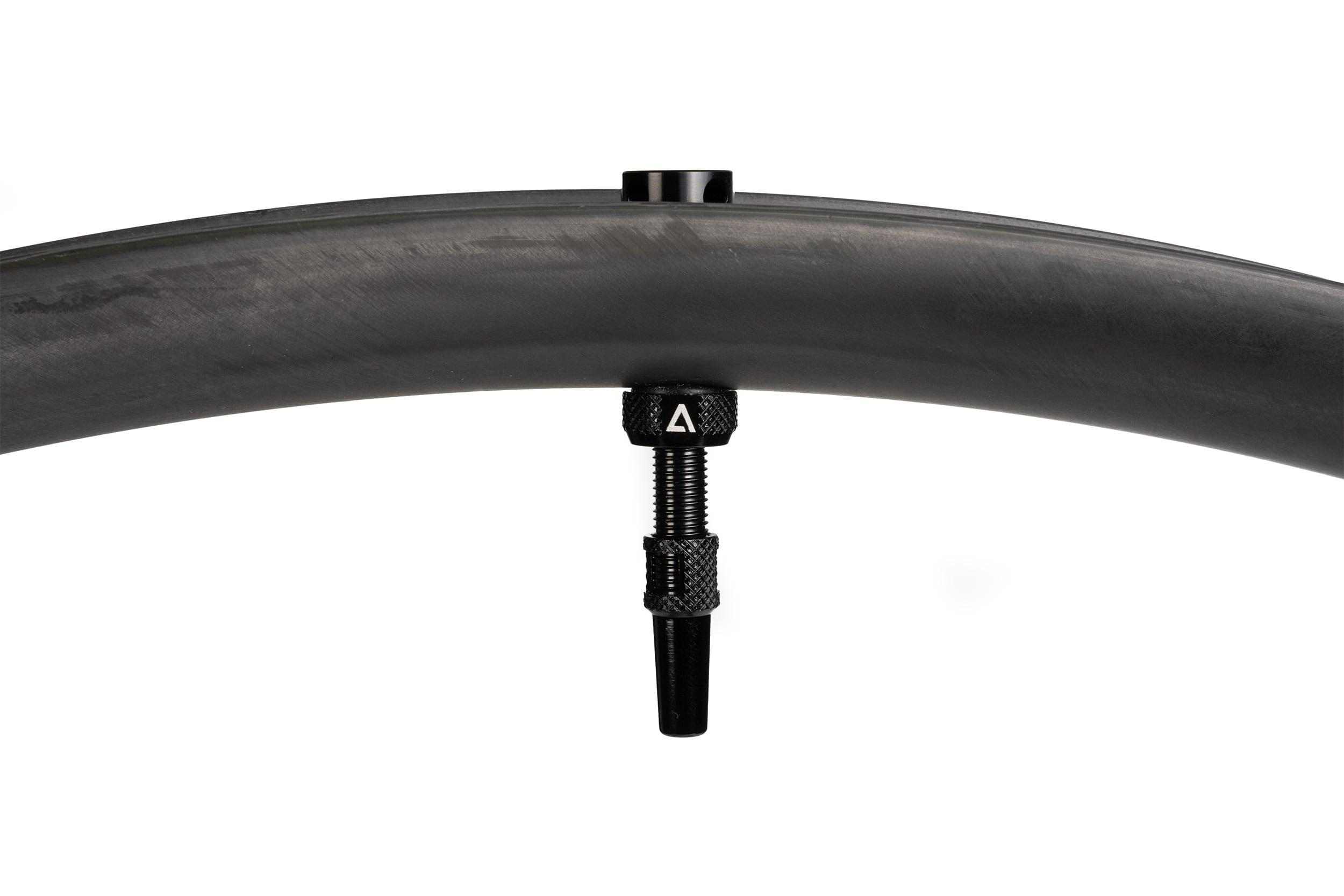 Acid Tubeless Ventil Set schwarz