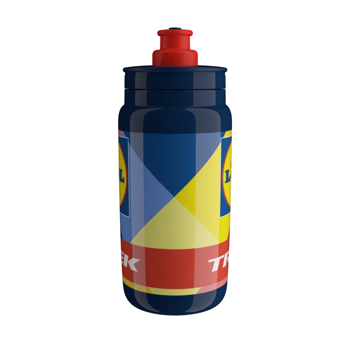 Santini Lidl Trek Fahrrad Trinkflasche 550 ml blau/gelb
